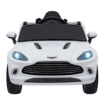 Aston Martin DBX na akumulator dla dzieci Biały + Pilot + EVA + Pasy + Wolny Start + Audio LED - obrazek 3
