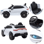 Aston Martin DBX na akumulator dla dzieci Biały + Pilot + EVA + Pasy + Wolny Start + Audio LED - obrazek 10