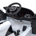 Aston Martin DBX na akumulator dla dzieci Biały + Pilot + EVA + Pasy + Wolny Start + Audio LED - obrazek 5