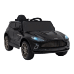 Aston Martin DBX na akumulator dla dzieci Czarny + Pilot + EVA + Pasy + Wolny Start + Audio LED