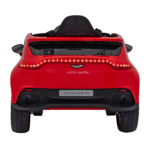 Aston Martin DBX na akumulator dla dzieci Czerwony + Pilot + EVA + Pasy + Wolny Start + Audio LED - obrazek 4