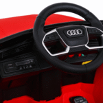 Audi E-Tron Sportback dla dzieci Czerwony + Pilot + Napęd 4x4 + Wolny Start + Radio MP3 + LED - obrazek 6
