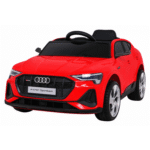 Audi E-Tron Sportback dla dzieci Czerwony + Pilot + Napęd 4x4 + Wolny Start + Radio MP3 + LED - obrazek 2