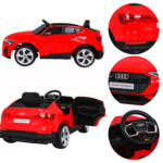 Audi E-Tron Sportback dla dzieci Czerwony + Pilot + Napęd 4x4 + Wolny Start + Radio MP3 + LED - obrazek 10