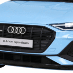 Audi E-Tron Sportback dla dzieci Niebieski + Pilot + Napęd 4x4 + Wolny Start + Radio MP3 + LED - obrazek 8