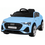 Audi E-Tron Sportback dla dzieci Niebieski + Pilot + Napęd 4x4 + Wolny Start + Radio MP3 + LED - obrazek 2