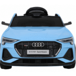 Audi E-Tron Sportback dla dzieci Niebieski + Pilot + Napęd 4x4 + Wolny Start + Radio MP3 + LED - obrazek 3