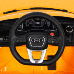 Audi Q8 Lift na akumulator dla dzieci Żółty + Pilot + EVA + Wolny Start + MP3 USB + LED - obrazek 11