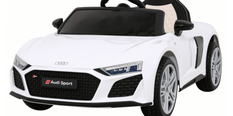 audi r8 lift samochodzik na akumulator bialy pilot kola eva mp3 led - zdjecie produktu 1