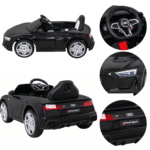 Audi R8 LIFT Samochodzik na akumulator Czarny + Pilot + Koła EVA + MP3 + LED - obrazek 10