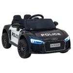 Audi R8 Policja na akumulator dla dzieci + Pilot + EVA + Wolny Start + MP3 LED