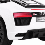 Audi R8 Spyder na akumulator Biały + Pilot + EVA + Wolny Start + Radio MP3 + LED - obrazek 6