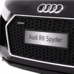 Audi R8 Spyder na akumulator Czarny + Pilot + EVA + Wolny Start + Radio MP3 + LED - obrazek 8