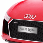 Audi R8 Spyder na akumulator Czerwony + Pilot + EVA + Wolny Start + Radio MP3 + LED - obrazek 8