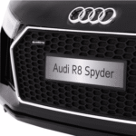 Audi R8 Spyder na akumulator Lakier Czarny + Pilot + EVA + Wolny Start + Radio MP3 + LED - obrazek 8
