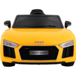 Audi R8 Spyder na akumulator Żółty + Pilot + EVA + Wolny Start + Radio MP3 + LED - obrazek 3