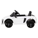 Audi R8 na akumulator dla dzieci Biały + Pilot + EVA + Wolny Start + MP3 LED - obrazek 5