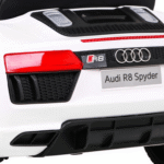 Audi R8 na akumulator dla dzieci Biały + Pilot + EVA + Wolny Start + MP3 LED - obrazek 9
