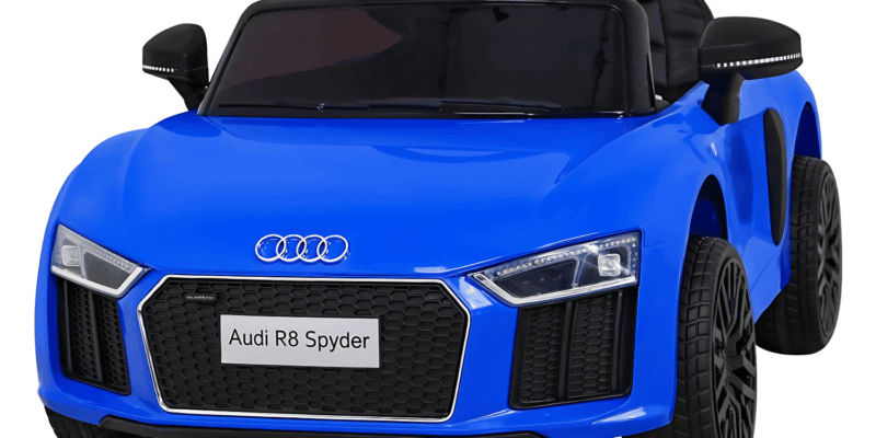 audi r8 na akumulator dla dzieci niebieski pilot eva wolny start mp3 led - zdjecie produktu 1