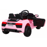 Audi R8 na akumulator dla dzieci Różowy + Pilot + EVA + Wolny Start + MP3 LED - obrazek 7