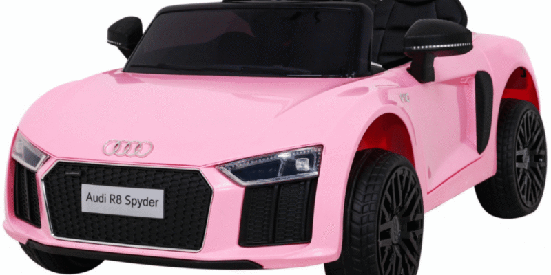 audi r8 na akumulator dla dzieci rozowy pilot eva wolny start mp3 led - zdjecie produktu 1