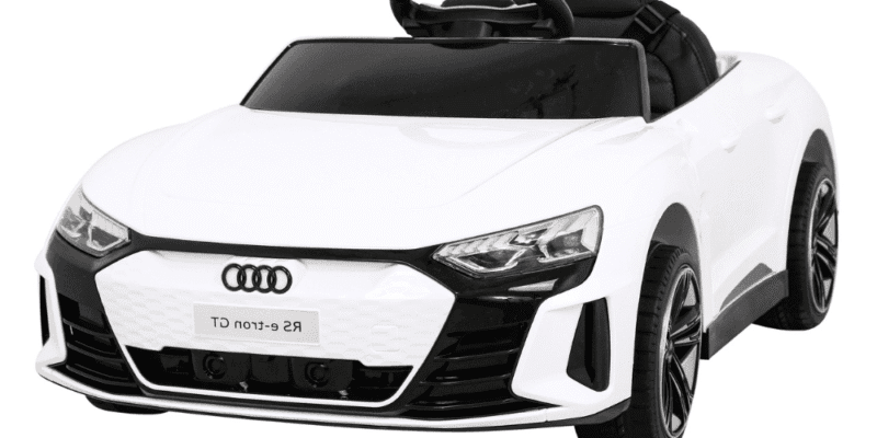 audi rs e tron gt na akumulator bialy pilot naped 4x4 radio mp3 led eva - zdjecie produktu 1