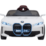 Autko BMW i4 na akumulator dla dzieci Biały + Wolny Start + EVA + Ekoskóra + Audio LED + Pilot - obrazek 3