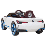 Autko BMW i4 na akumulator dla dzieci Biały + Wolny Start + EVA + Ekoskóra + Audio LED + Pilot - obrazek 5