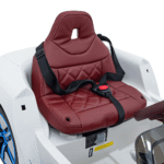 Autko BMW i4 na akumulator dla dzieci Biały + Wolny Start + EVA + Ekoskóra + Audio LED + Pilot - obrazek 9