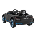 Autko BMW i4 na akumulator dla dzieci Czarny + Wolny Start + EVA + Ekoskóra + Audio LED + Pilot - obrazek 5