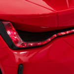 Autko BMW i4 na akumulator dla dzieci Czerwony + Wolny Start + EVA + Ekoskóra + Audio LED + Pilot - obrazek 11