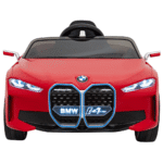 Autko BMW i4 na akumulator dla dzieci Czerwony + Wolny Start + EVA + Ekoskóra + Audio LED + Pilot - obrazek 3