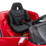 Autko BMW i4 na akumulator dla dzieci Czerwony + Wolny Start + EVA + Ekoskóra + Audio LED + Pilot - obrazek 8