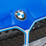 Autko BMW i4 na akumulator dla dzieci Niebieski + Wolny Start + EVA + Ekoskóra + Audio LED + Pilot - obrazek 10