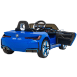 Autko BMW i4 na akumulator dla dzieci Niebieski + Wolny Start + EVA + Ekoskóra + Audio LED + Pilot - obrazek 4
