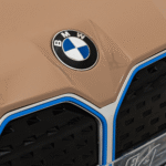 Autko BMW i4 na akumulator dla dzieci Złoty + Wolny Start + EVA + Ekoskóra + Audio LED + Pilot - obrazek 11