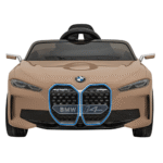 Autko BMW i4 na akumulator dla dzieci Złoty + Wolny Start + EVA + Ekoskóra + Audio LED + Pilot - obrazek 3