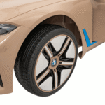 Autko BMW i4 na akumulator dla dzieci Złoty + Wolny Start + EVA + Ekoskóra + Audio LED + Pilot - obrazek 9