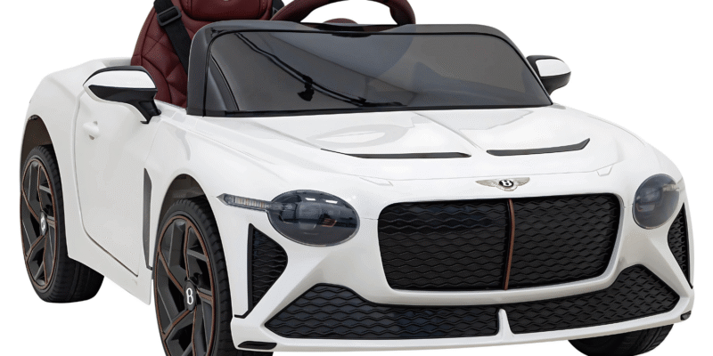 autko bentley bacalar na akumulator dla dzieci bialy pilot eva wolny start audio led