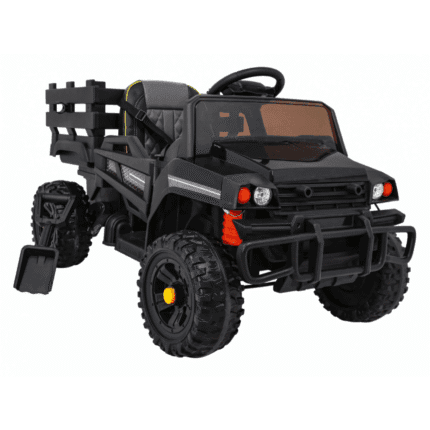 autko farmer pick up dla dzieci czarny pilot bagaznik lopatka eva mp3 led