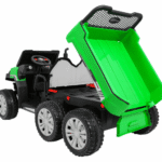 Autko Farmer Truck dla 2 dzieci Zielony + Napęd 4x4 + Pilot + Kiper + Audio LED - obrazek 11