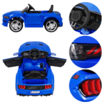 Autko GT Sport na akumulator dla dzieci Niebieski + Pilot + Wolny Start + Bagażnik + MP3 LED - obrazek 5