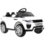 Autko Rapid Racer elektryczne dla dzieci Biały + Pilot + Wolny Start + EVA + MP3 LED