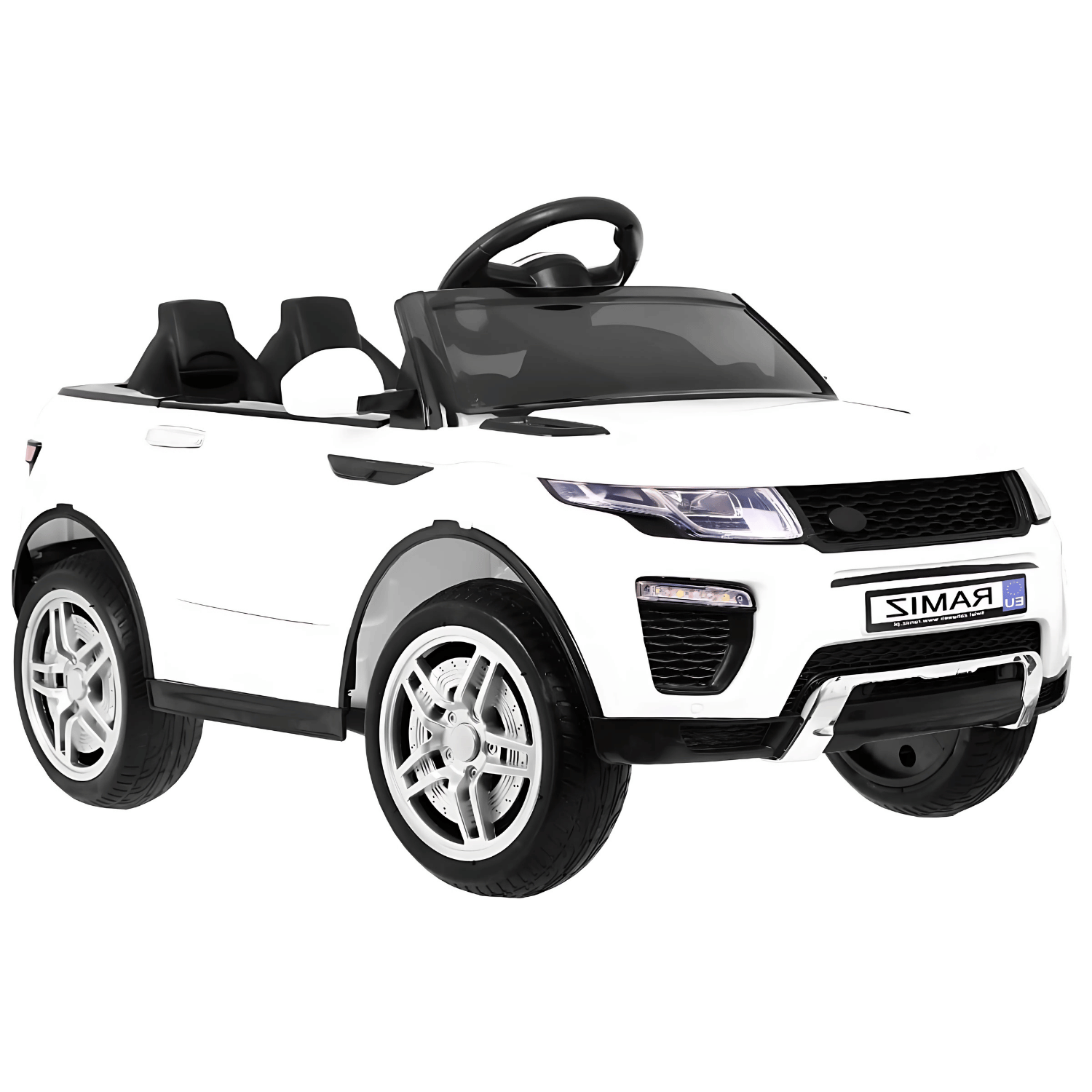 Autko Rapid Racer elektryczne dla dzieci Biały + Pilot + Wolny Start + EVA + MP3 LED1 Autko Rapid Racer elektryczne dla dzieci Biały + Pilot + Wolny Start + EVA + MP3 LED - obrazek 1