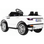 Autko Rapid Racer elektryczne dla dzieci Biały + Pilot + Wolny Start + EVA + MP3 LED - obrazek 3
