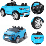 Autko Rapid Racer elektryczne dla dzieci Niebieski + Pilot + Wolny Start + EVA + MP3 LED - obrazek 5