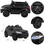 Autko Start Run na akumulator Czarny + Pilot + Funkcje bezpieczeństwa + MP3 LED - obrazek 5