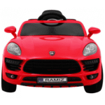 Autko Turbo-S na akumulator dla dzieci Czerwony + Pilot + Wolny Start + Koła EVA + Radio MP3 - obrazek 3