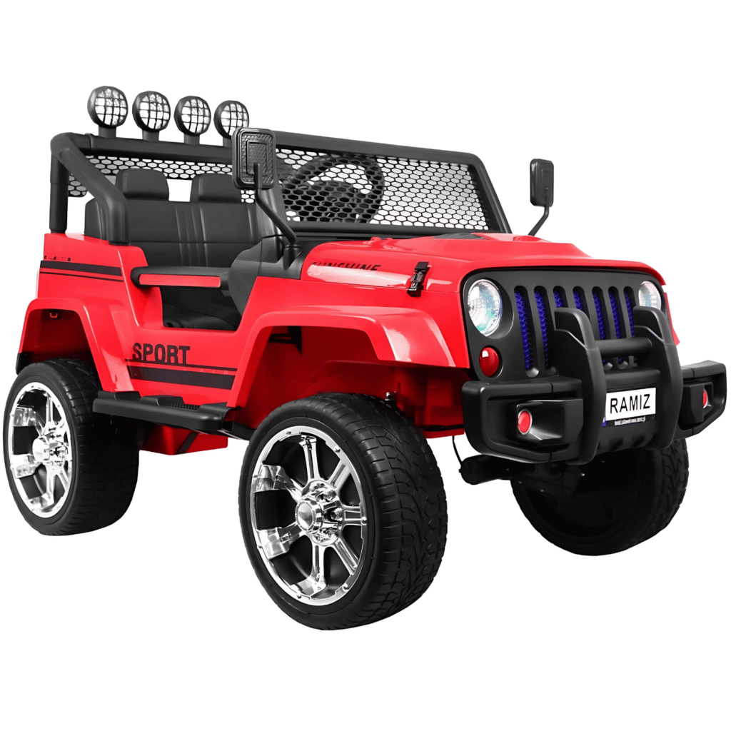 Autko terenowe Raptor Drifter Czerwony + Pilot + Napęd 4x4 + Schowek + Wolny Start + MP3 LED