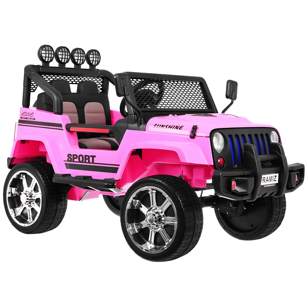 Autko terenowe Raptor Drifter Różowy + Pilot + Napęd 4x4 + Schowek + Wolny Start + MP3 LED